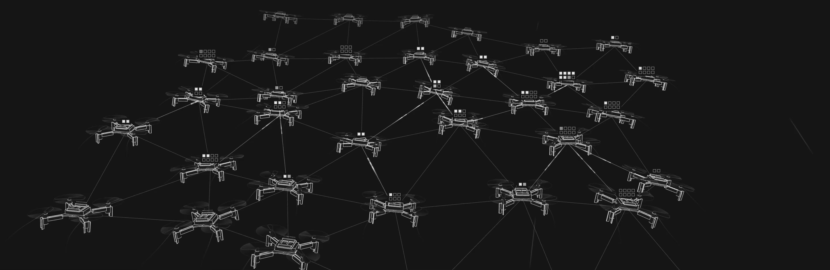 Drones sharing compute peer to peer